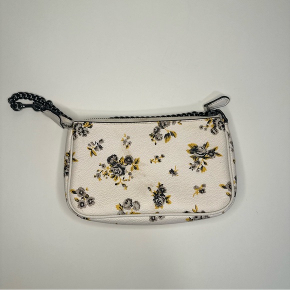 Coach White Floral Prairie Print Nolita 19 Wristlet - Picture 7 of 10
